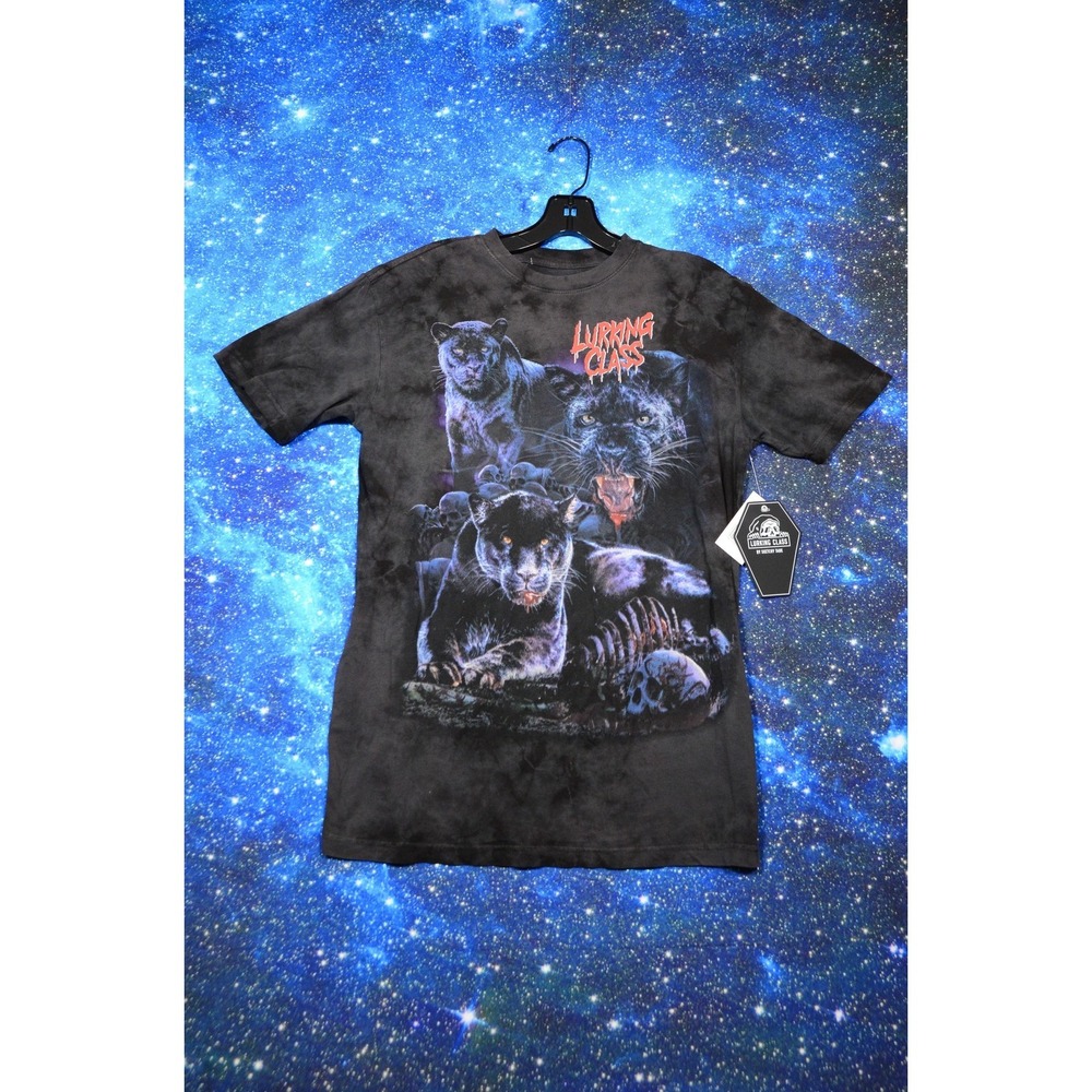 Lurking Class Shirt Mens‎ Small Black Panther Graphic Horror Streetwear Tee